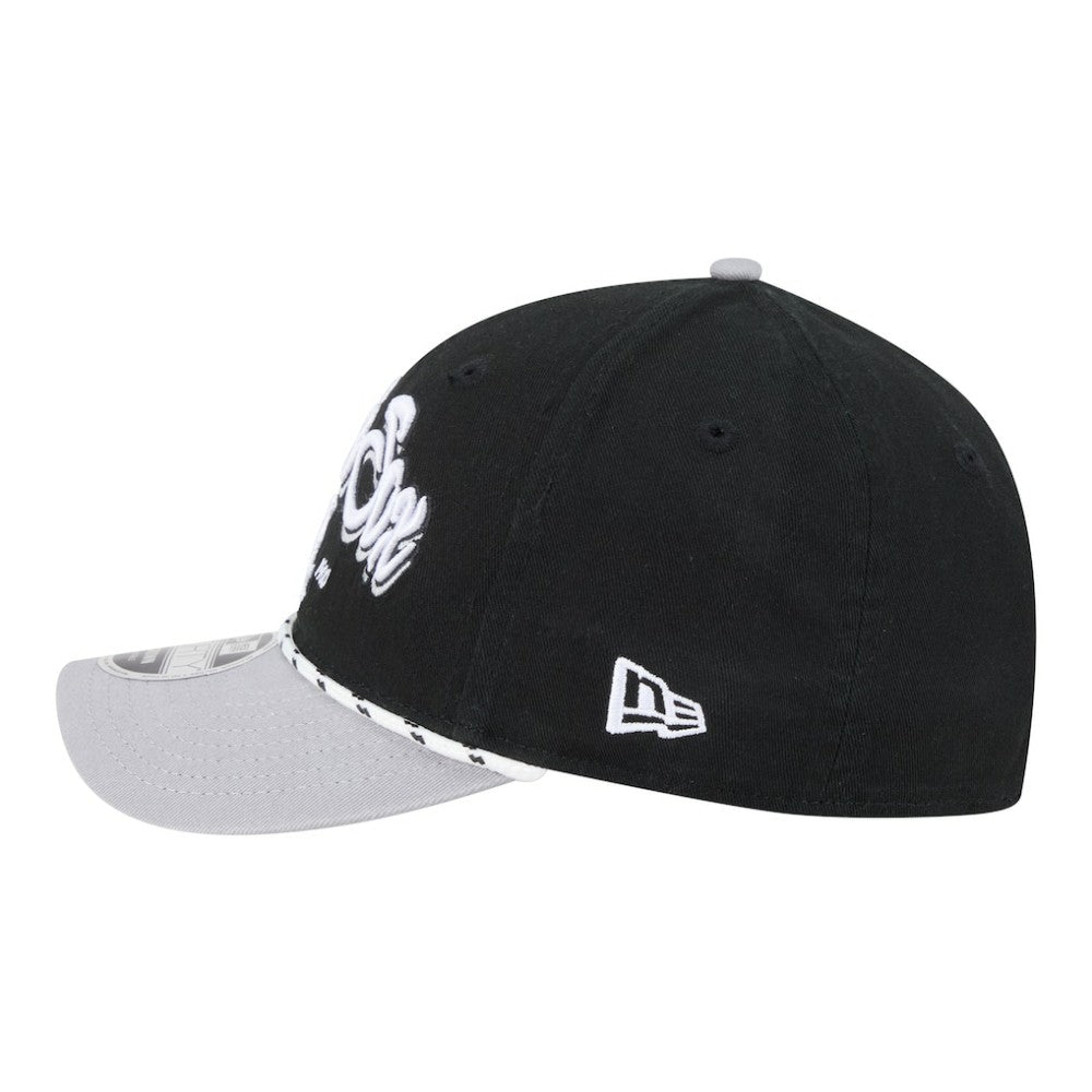 Chicago White Sox New Era Team Loyal 9FORTY M-Crown Adjustable Hat - Black/Gray Hats