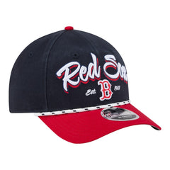 Boston Red Sox New Era Team Loyal 9FORTY M-Crown Adjustable Hat - Navy/Red Hats