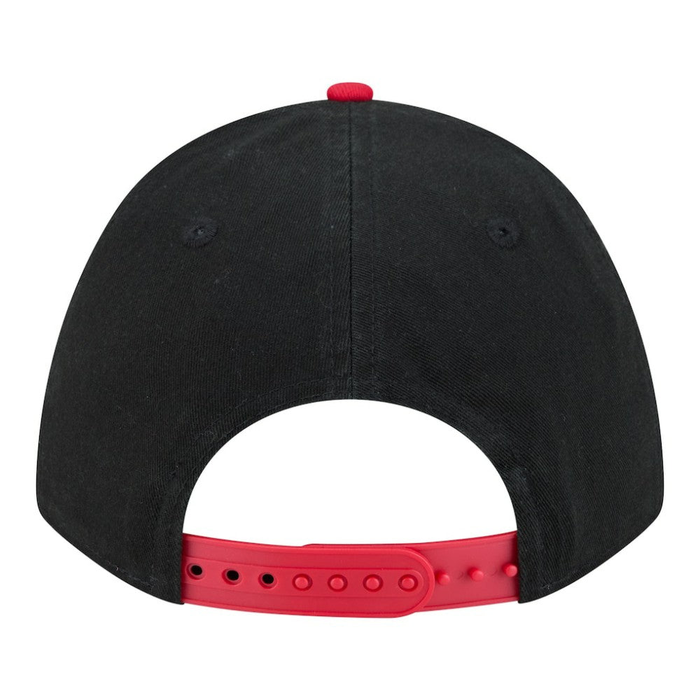 Cincinnati Reds New Era Team Loyal 9FORTY M-Crown Adjustable Hat - Black/Red Hats