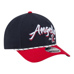 Los Angeles Angels New Era Team Loyal 9FORTY M-Crown Adjustable Hat - Navy/Red Hats