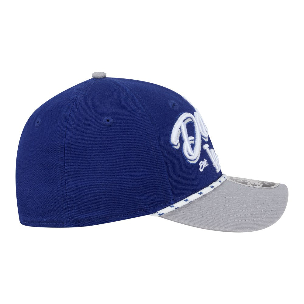 Los Angeles Dodgers New Era Team Loyal 9FORTY M-Crown Adjustable Hat - Royal/Gray Hats