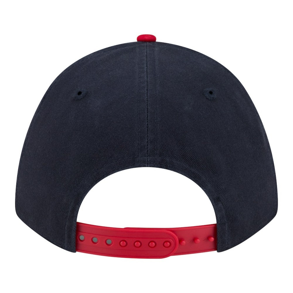 St. Louis Cardinals New Era Team Loyal 9FORTY M-Crown Adjustable Hat - Navy/Red Hats