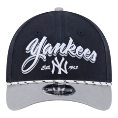 New York Yankees New Era Team Loyal 9FORTY M-Crown Adjustable Hat - Navy/Gray Hats