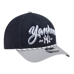 New York Yankees New Era Team Loyal 9FORTY M-Crown Adjustable Hat - Navy/Gray Hats