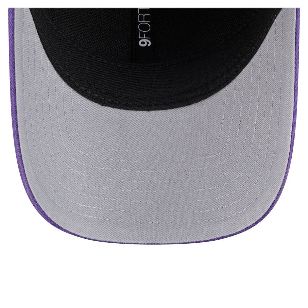 Colorado Rockies New Era Team Loyal 9FORTY M-Crown Adjustable Hat - Black/Purple Hats