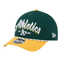 Athletics New Era Team Loyal 9FORTY M-Crown Adjustable Hat - Green/Gold Hats
