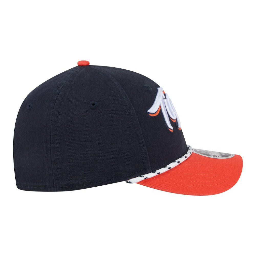 Detroit Tigers New Era Team Loyal 9FORTY M-Crown Adjustable Hat - Navy/Orange Hats