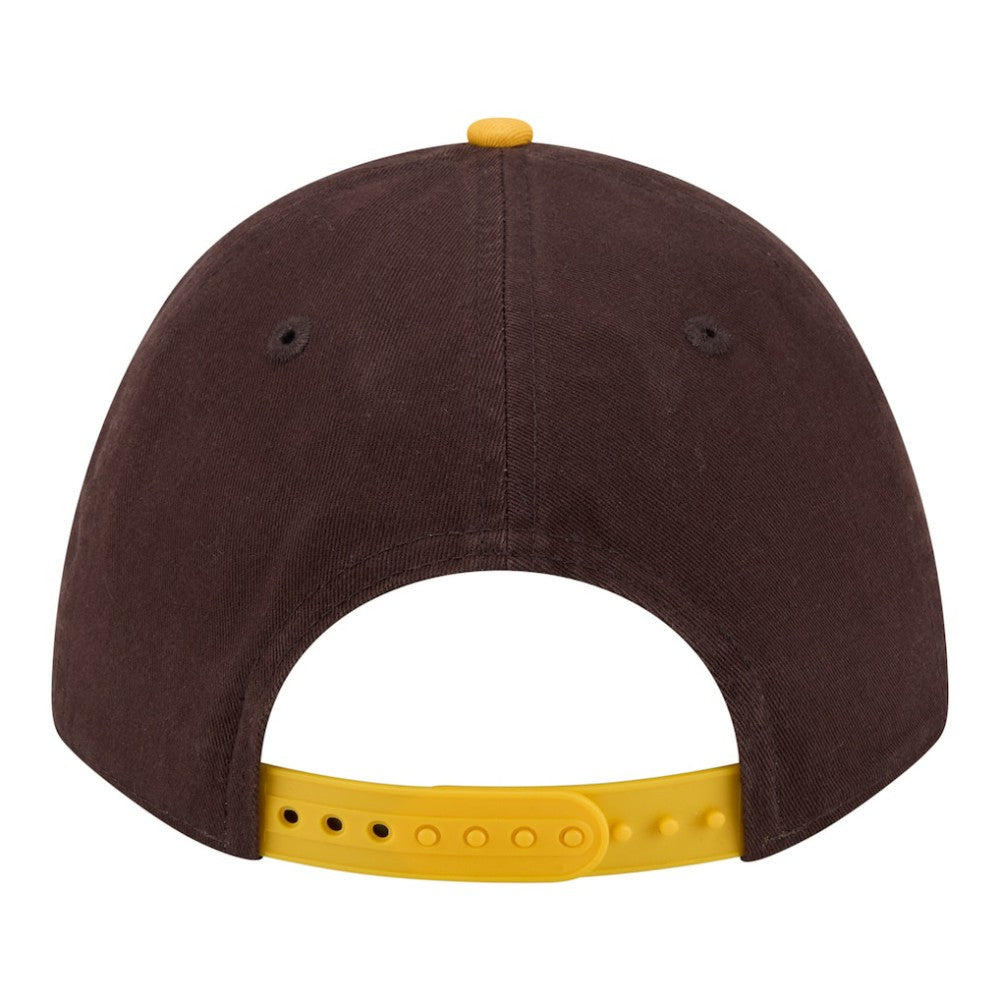 San Diego Padres New Era Team Loyal 9FORTY M-Crown Adjustable Hat - Brown/Gold Hats
