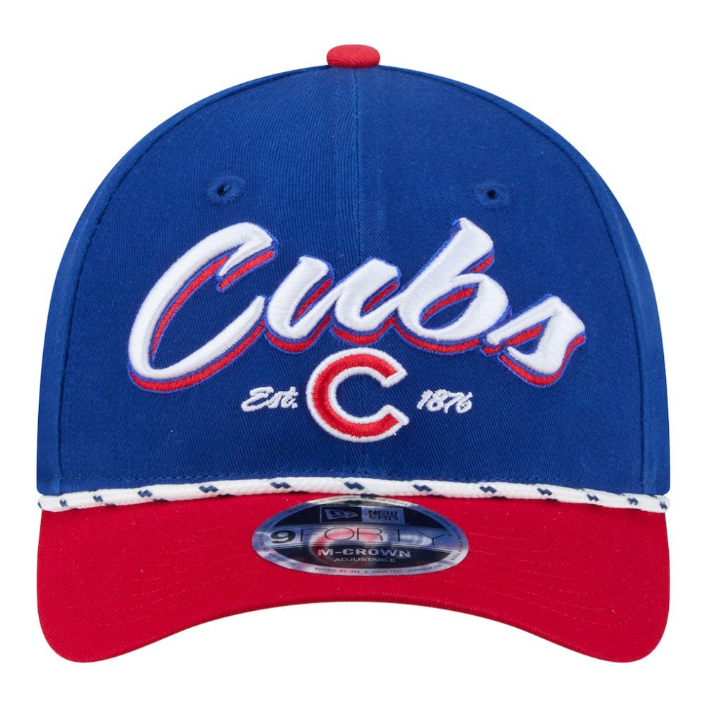 Chicago Cubs New Era Team Loyal 9FORTY M-Crown Adjustable Hat - Royal/Red Hats