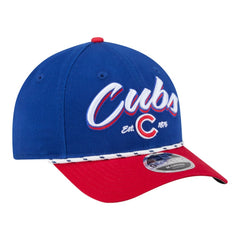 Chicago Cubs New Era Team Loyal 9FORTY M-Crown Adjustable Hat - Royal/Red Hats