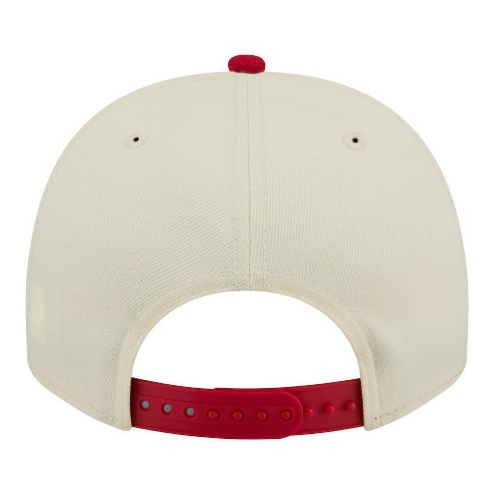 Cincinnati Reds New Era Throwback Tri-Hit A-Frame 9FIFTY Adjustable Hat - Cream Hats