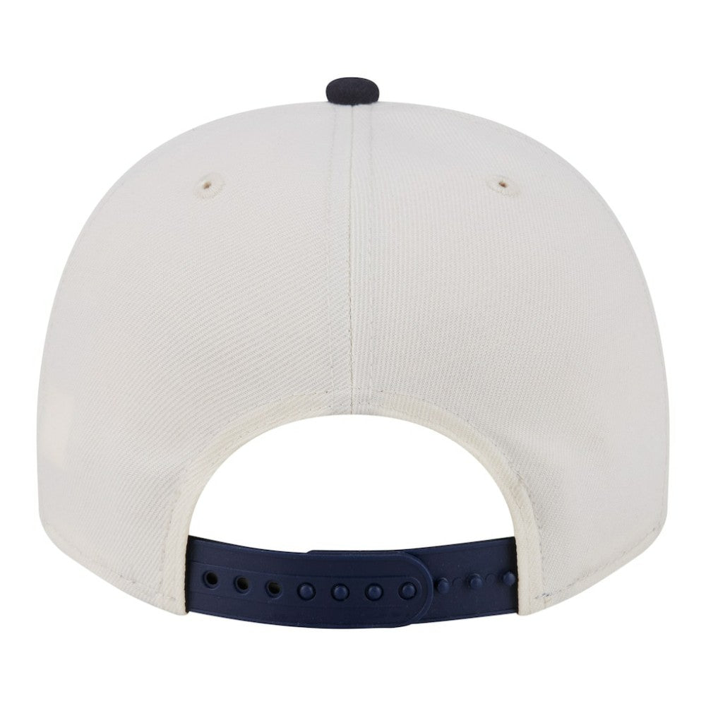 New York Yankees New Era Throwback Tri-Hit A-Frame 9FIFTY Adjustable Hat - Cream Hats
