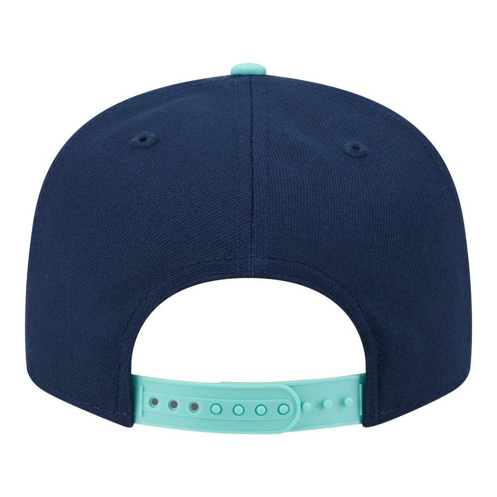 Boston Red Sox New Era Two-Tone Color Pack 9FIFTY Snapback Hat - Navy/Turquoise Hats