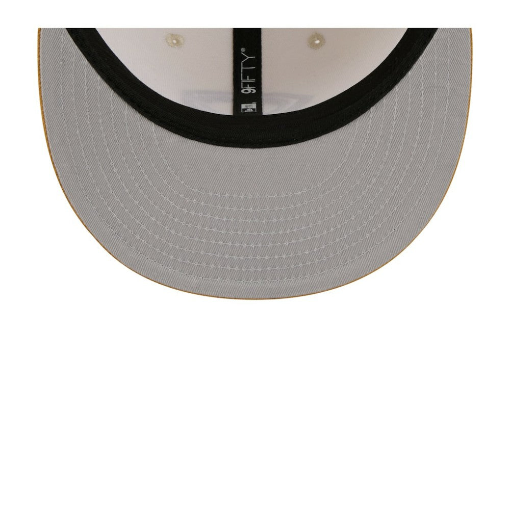 Cincinnati Reds New Era 2-Tone Color Pack 9FIFTY Snapback Hat - Light Beige/Khaki Hats