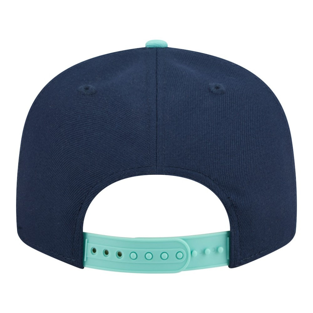 Chicago Cubs New Era 2-Tone Color Pack 9FIFTY Snapback Hat - Navy/Turquoise Hats