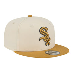 Chicago White Sox New Era 2-Tone Color Pack 9FIFTY Snapback Hat - Light Beige/Khaki Hats