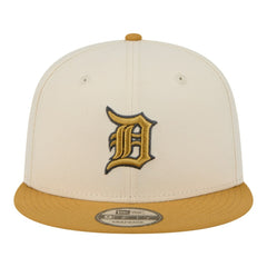 Detroit Tigers New Era 2-Tone Color Pack 9FIFTY Snapback Hat - Light Beige/Khaki Hats