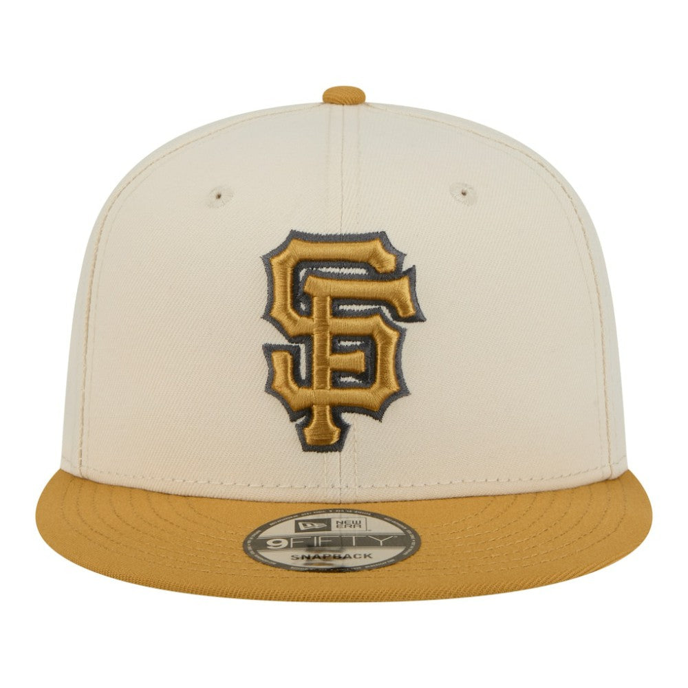 San Francisco Giants New Era 2-Tone Color Pack 9FIFTY Snapback Hat - Light Beige/Khaki Hats