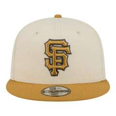 San Francisco Giants New Era 2-Tone Color Pack 9FIFTY Snapback Hat - Light Beige/Khaki Hats
