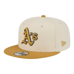 Athletics New Era 2-Tone Color Pack 9FIFTY Snapback Hat - Light Beige/Khaki Hats