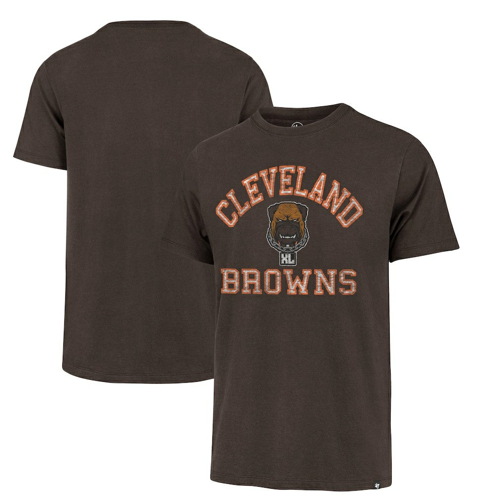 Cleveland Browns '47 Dawg Pound XL All Day Franklin T-Shirt - Brown T-shirts