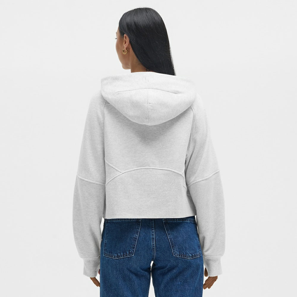 Washington Commanders lululemon Women's Scuba Oversized Half-Zip Hoodie - Heathered Core Ultra Light Grey Hoodies