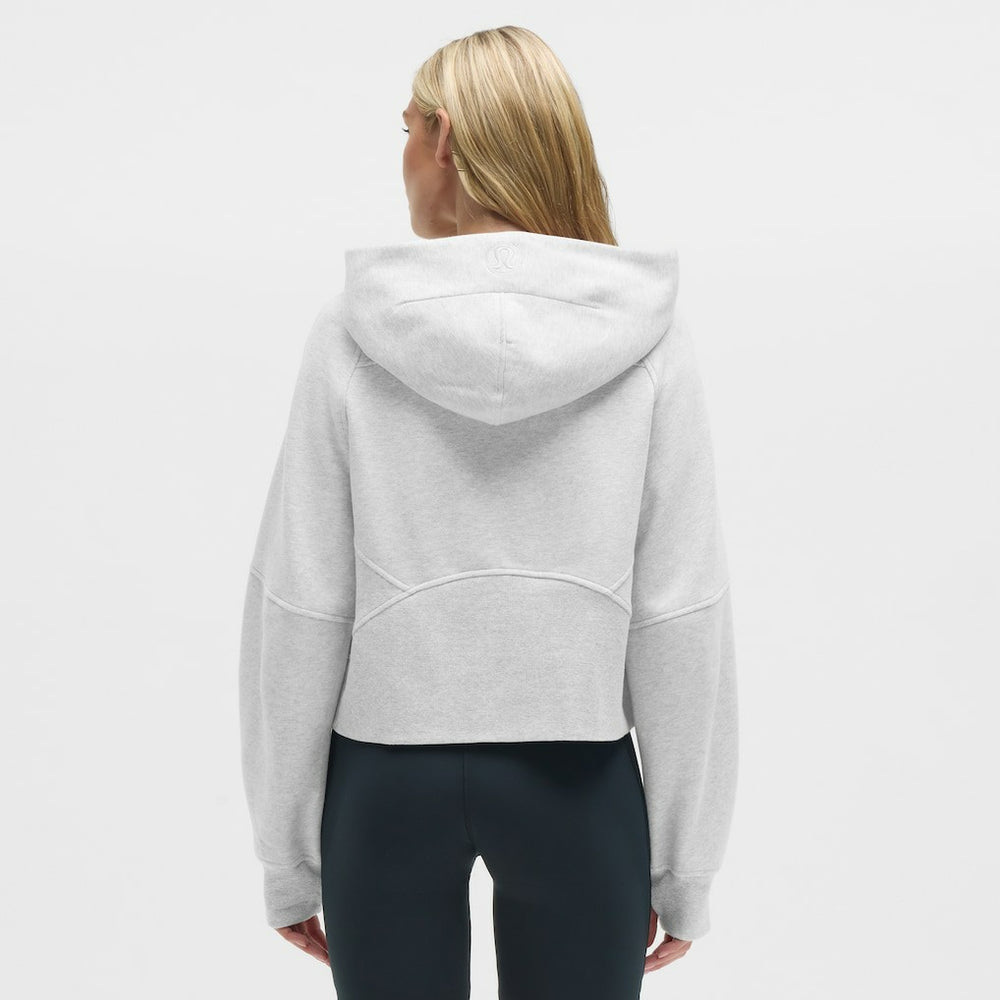 Baltimore Ravens lululemon Women's Scuba Oversized Half-Zip Hoodie - Heathered Core Ultra Light Grey Hoodies