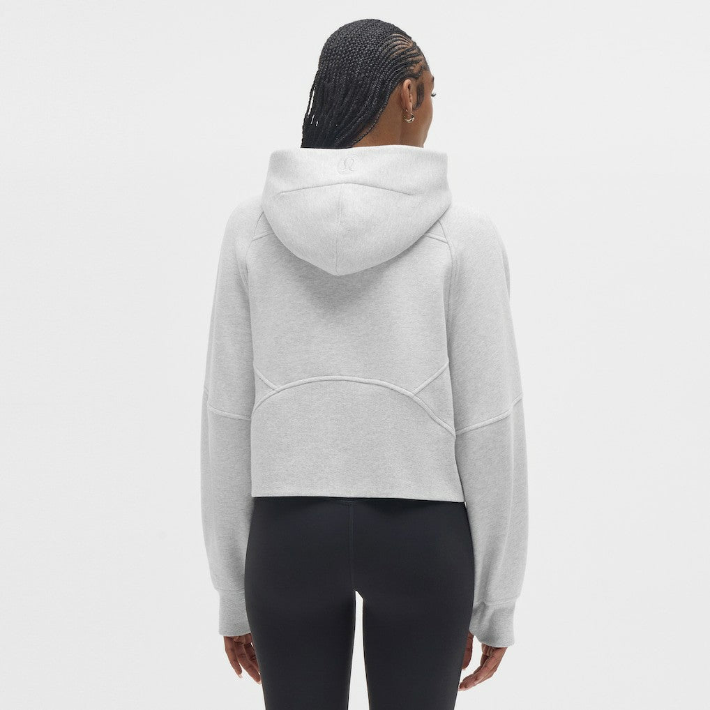 Miami Dolphins lululemon Women's Scuba Oversized Half-Zip Hoodie - Heathered Core Ultra Light Grey Hoodies