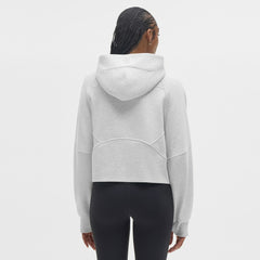 Miami Dolphins lululemon Women's Scuba Oversized Half-Zip Hoodie - Heathered Core Ultra Light Grey Hoodies