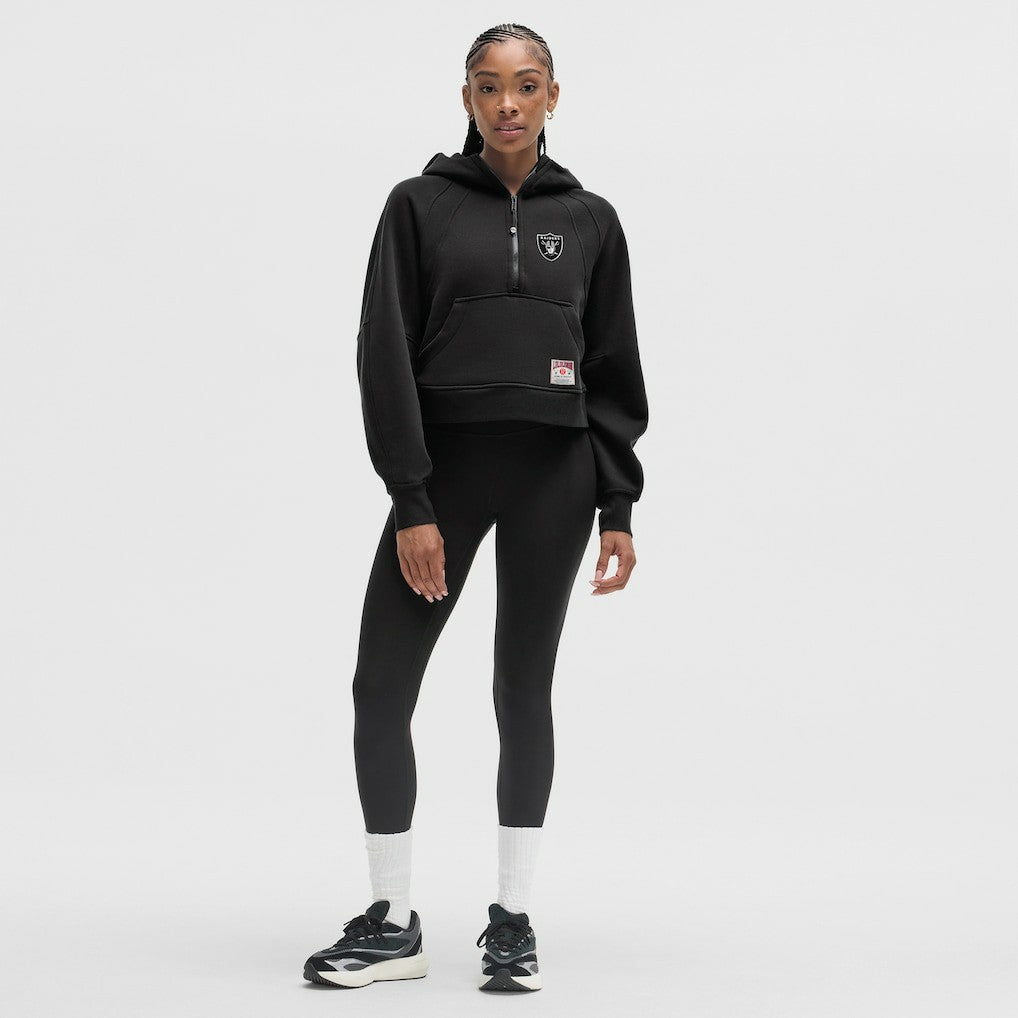 Las Vegas Raiders lululemon Women's Scuba Oversized Half-Zip Hoodie - Black Hoodies