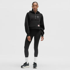 Las Vegas Raiders lululemon Women's Scuba Oversized Half-Zip Hoodie - Black Hoodies