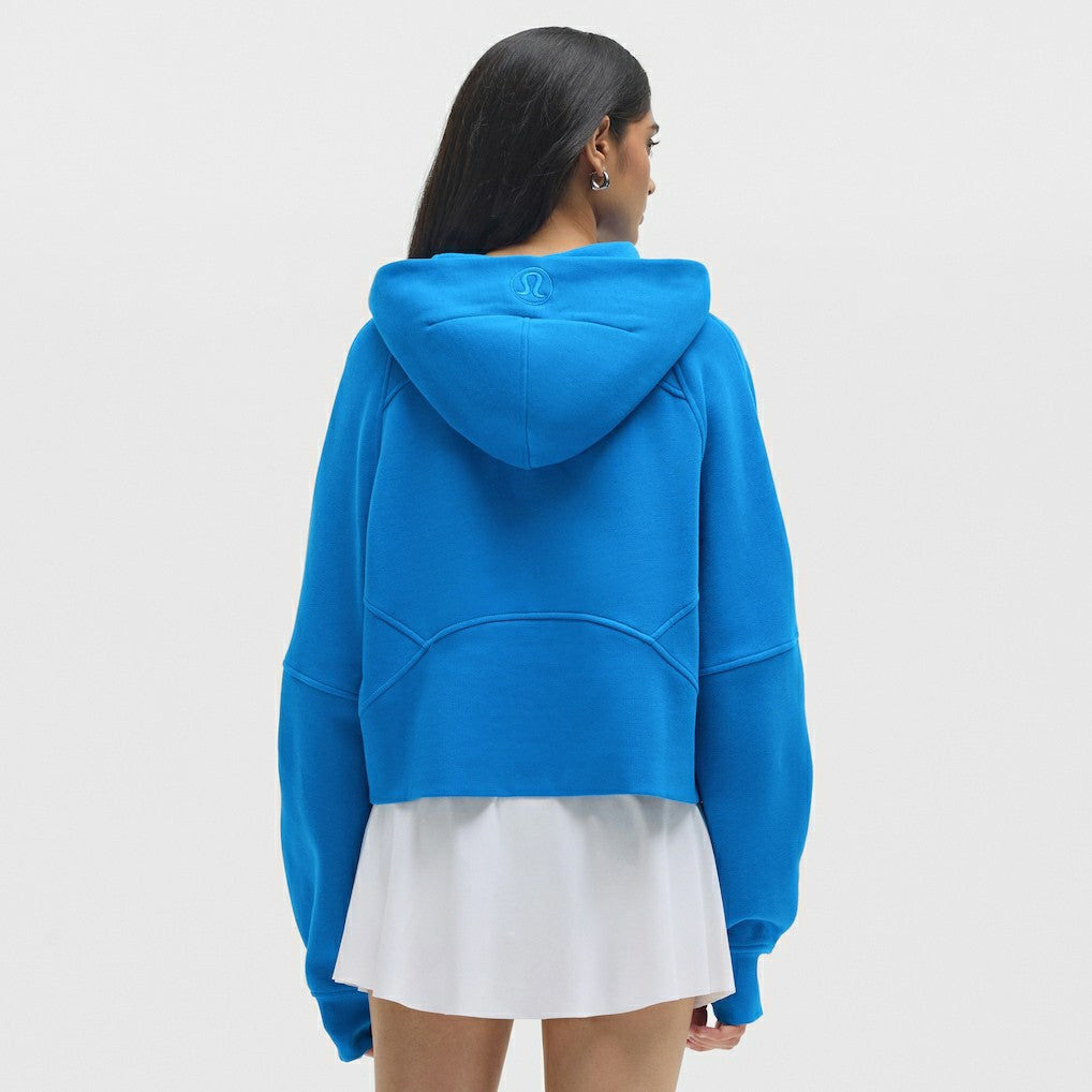 Los Angeles Chargers lululemon Women's Scuba Oversized Half-Zip Hoodie - Beaming Blue Hoodies