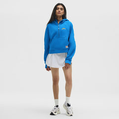 Los Angeles Chargers lululemon Women's Scuba Oversized Half-Zip Hoodie - Beaming Blue Hoodies