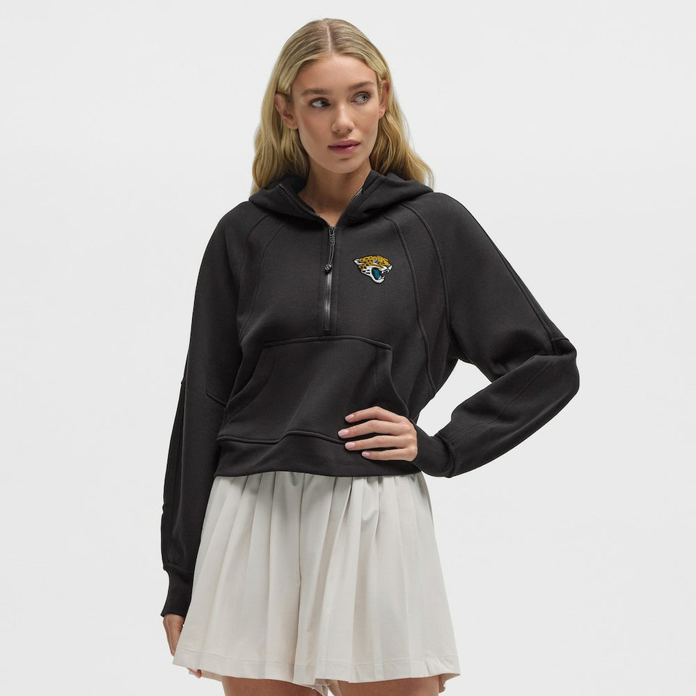 Jacksonville Jaguars lululemon Women's Scuba Oversized Half-Zip Hoodie - Black Hoodies