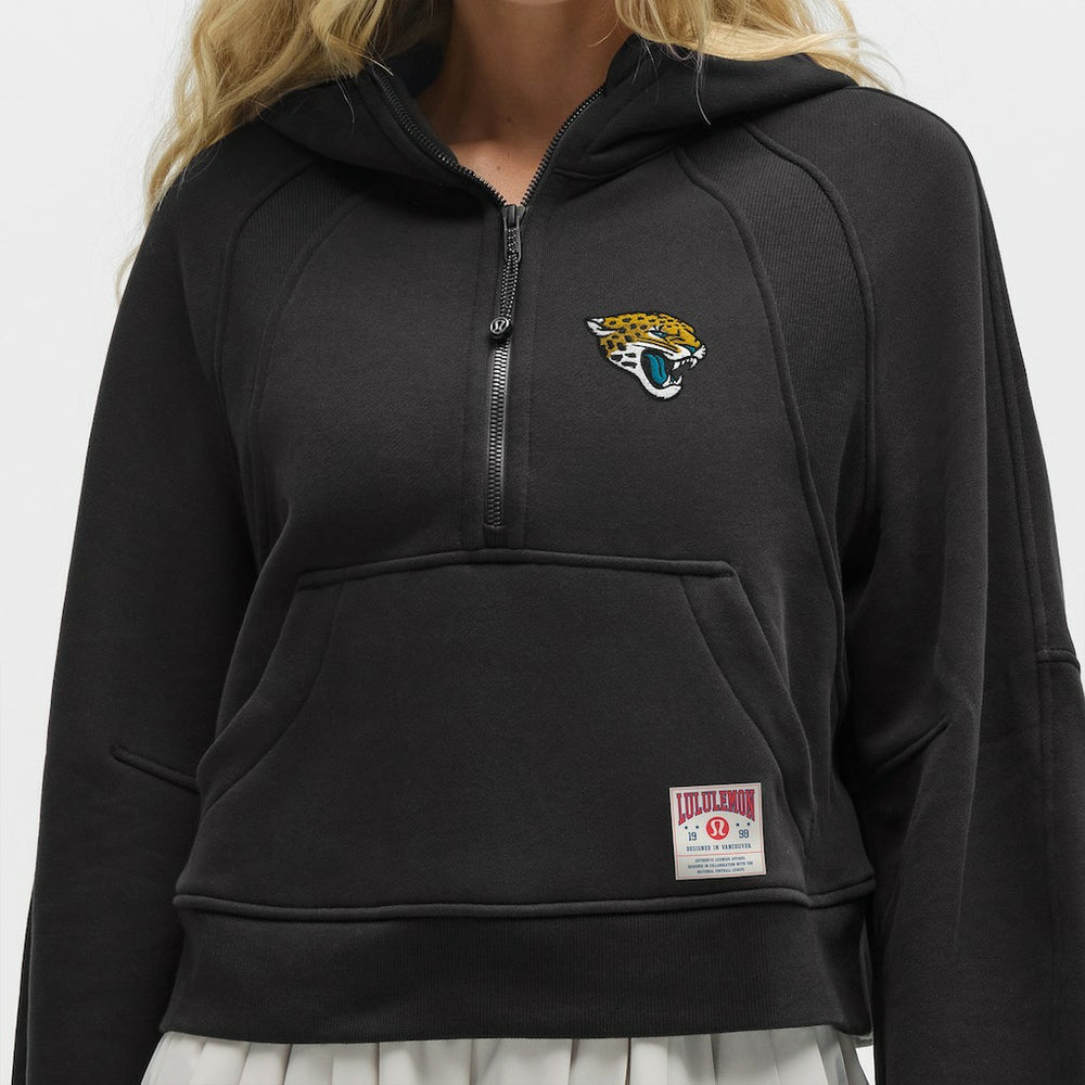 Jacksonville Jaguars lululemon Women's Scuba Oversized Half-Zip Hoodie - Black Hoodies