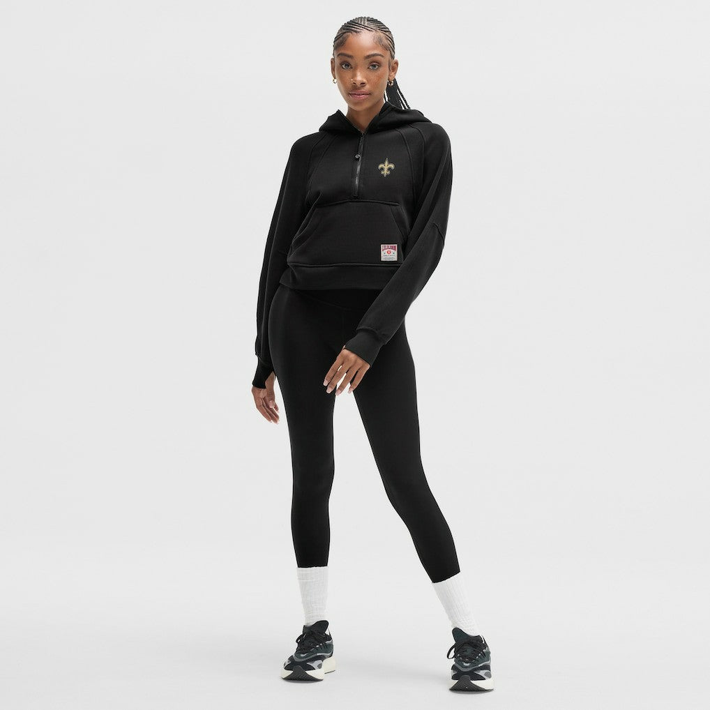 New Orleans Saints lululemon Women's Scuba Oversized Half-Zip Hoodie - Black Hoodies