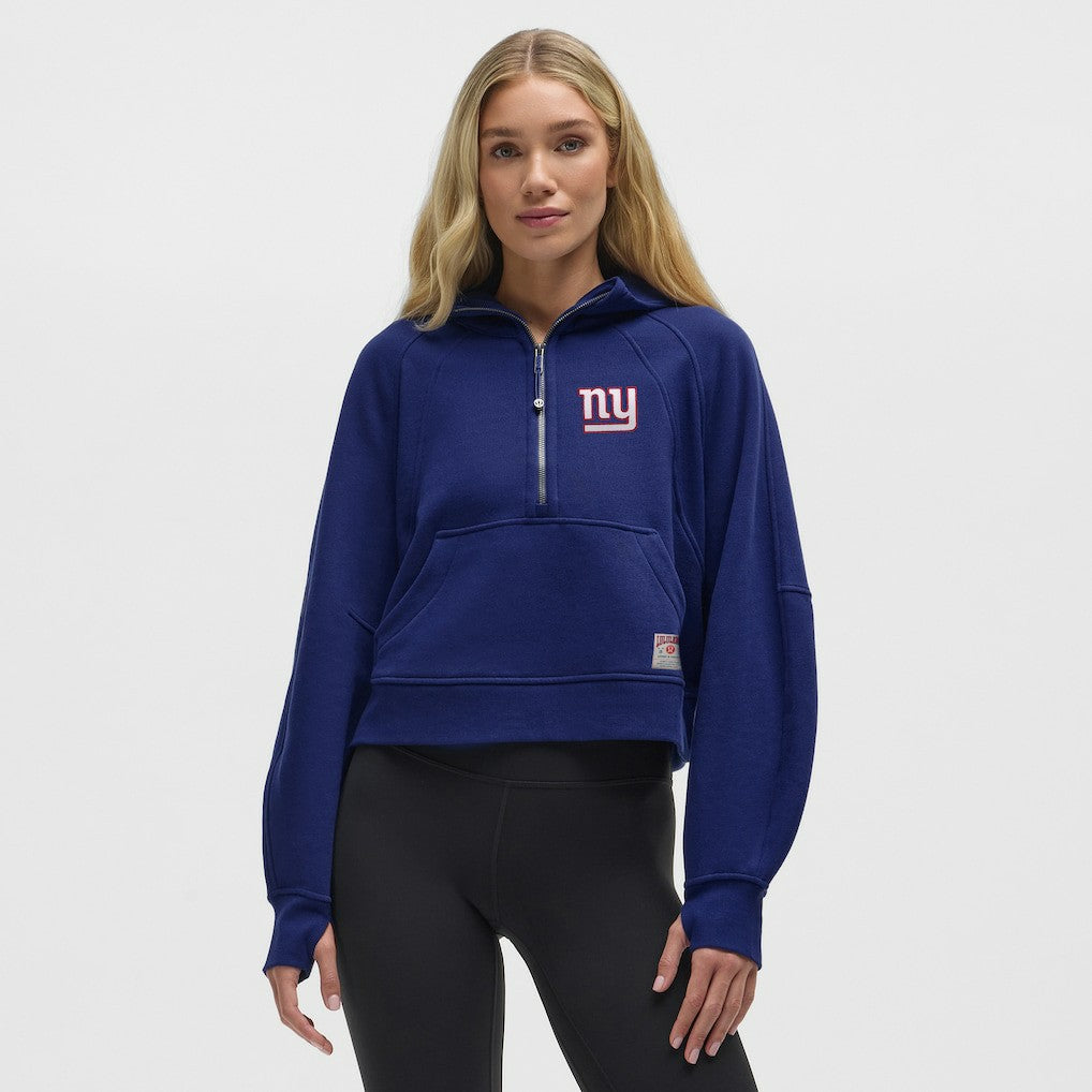 New York Giants lululemon Women's Scuba Oversized Half-Zip Hoodie - Larkspur Hoodies