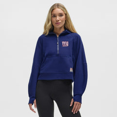 New York Giants lululemon Women's Scuba Oversized Half-Zip Hoodie - Larkspur Hoodies