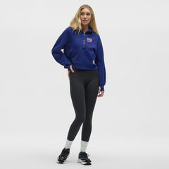 New York Giants lululemon Women's Scuba Oversized Half-Zip Hoodie - Larkspur Hoodies