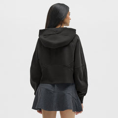 New York Jets lululemon Women's Scuba Oversized Half-Zip Hoodie - Black Hoodies