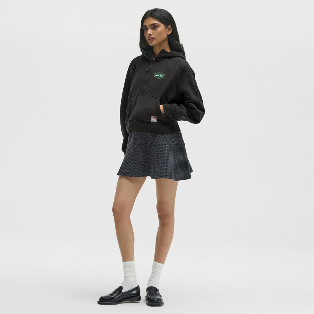 New York Jets lululemon Women's Scuba Oversized Half-Zip Hoodie - Black Hoodies