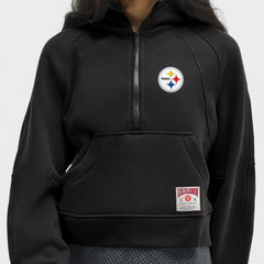 Pittsburgh Steelers lululemon Women's Scuba Oversized Half-Zip Hoodie - Black Hoodies