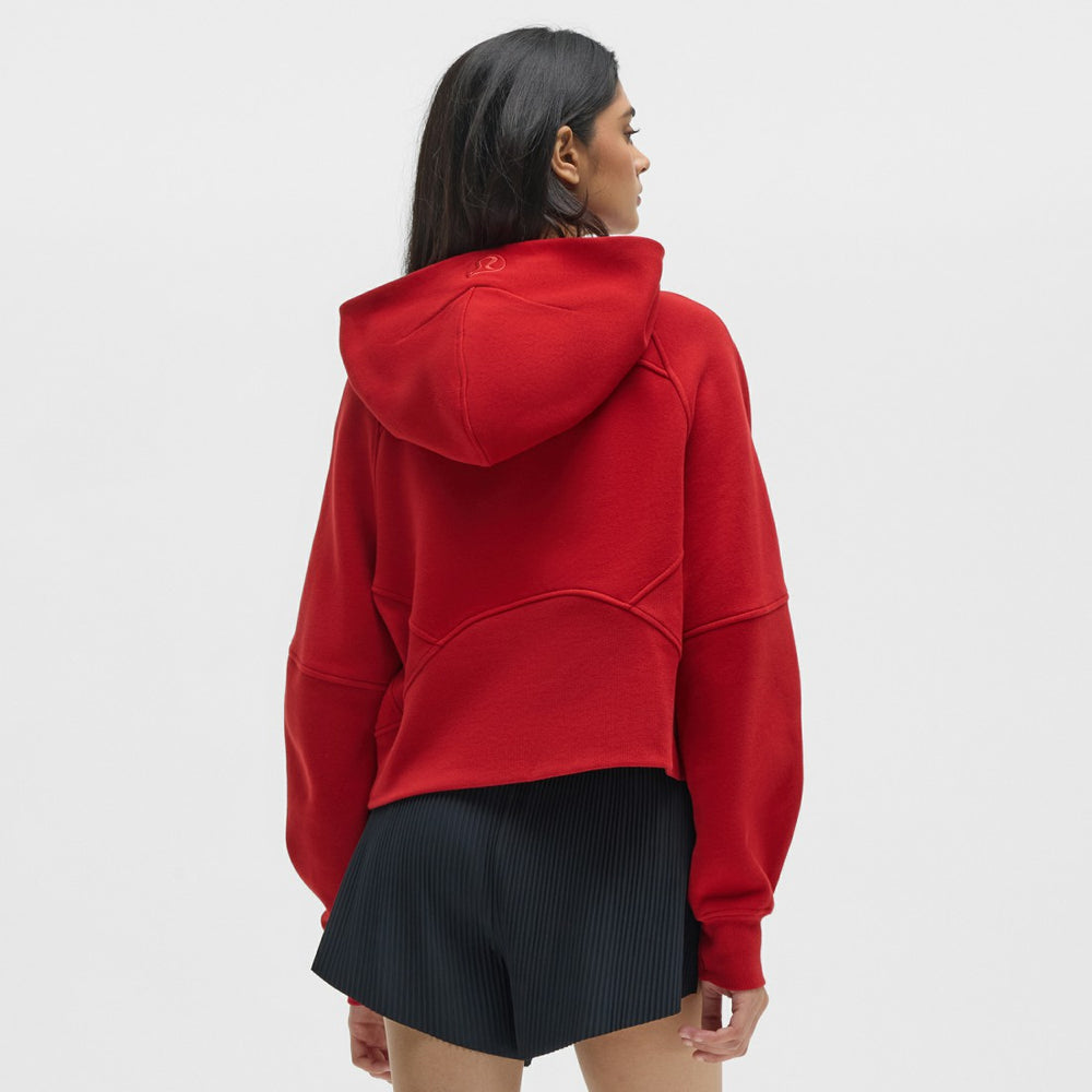 Tampa Bay Buccaneers lululemon Women's Scuba Oversized Half-Zip Hoodie - College Crimson Hoodies