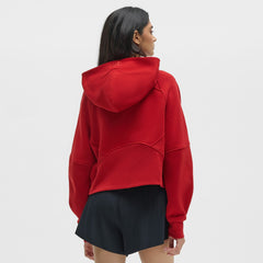 Tampa Bay Buccaneers lululemon Women's Scuba Oversized Half-Zip Hoodie - College Crimson Hoodies