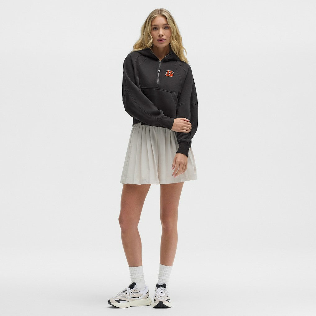 Cincinnati Bengals lululemon Women's Scuba Oversized Half-Zip Hoodie - Black Hoodies