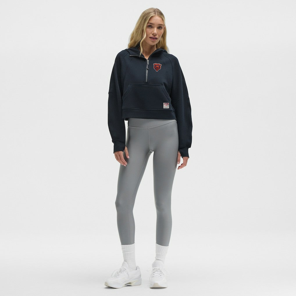 Chicago Bears lululemon Women's Scuba Oversized Half-Zip Hoodie - True Navy Hoodies