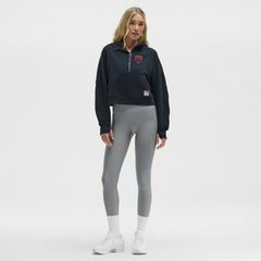 Chicago Bears lululemon Women's Scuba Oversized Half-Zip Hoodie - True Navy Hoodies