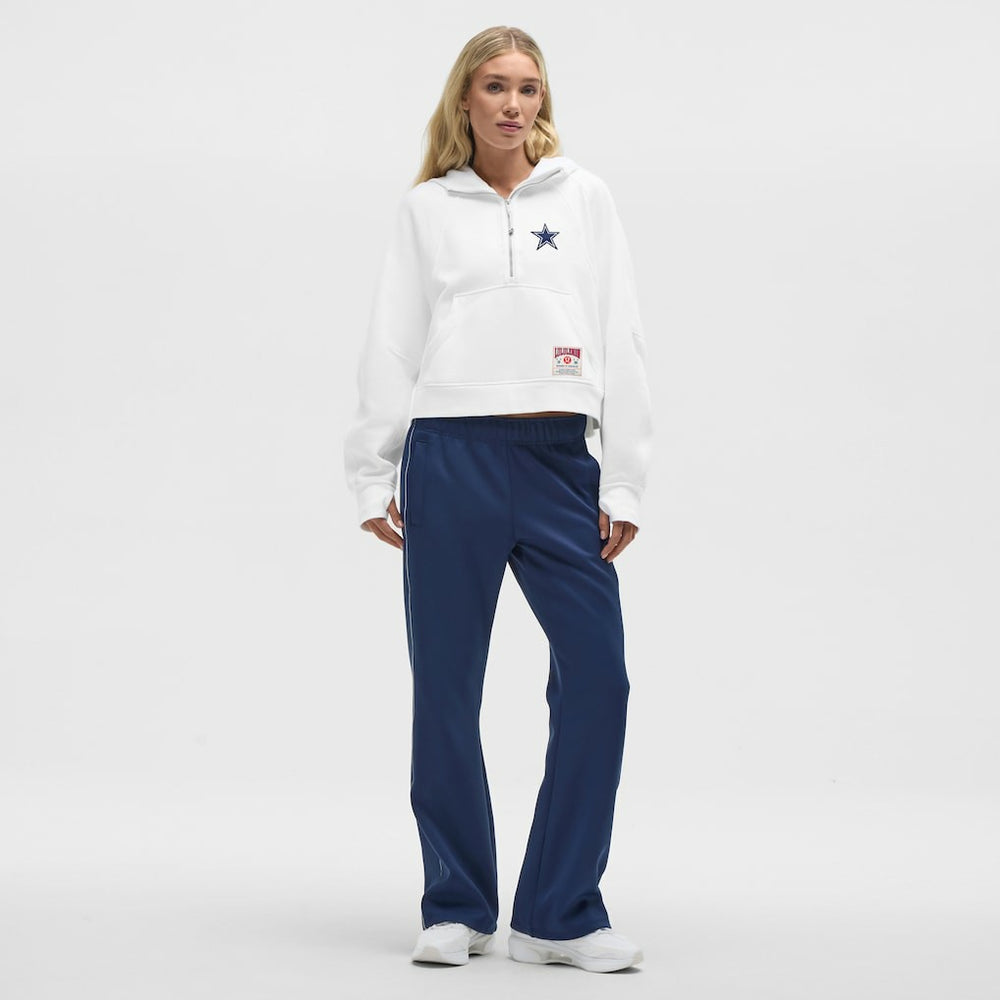 Dallas Cowboys lululemon Women's Scuba Oversized Half-Zip Hoodie - White Hoodies