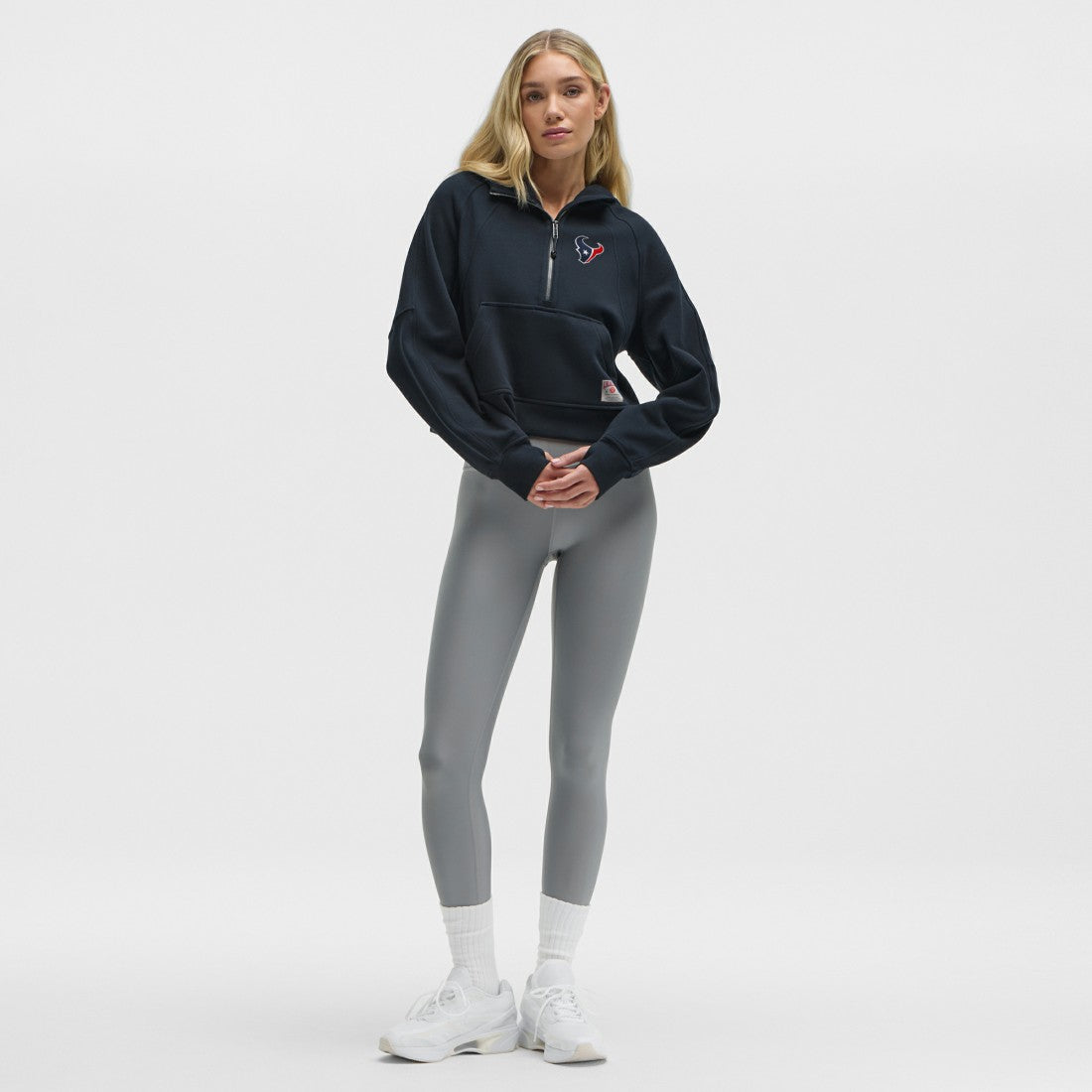 Houston Texans lululemon Women's Scuba Oversized Half-Zip Hoodie - True Navy Hoodies