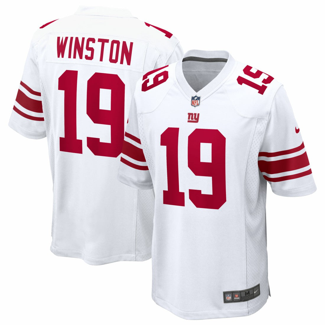 Jameis Winston New York Giants Game Jersey - White Jerseys